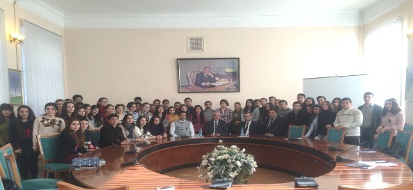 Dövlət İdarəçilik Akademiyasında Hüquqşünaslıq ixtisası üzrə təhsil alan tələbələrin Bakı Apellyasiya Məhkəməsinin hakimi ilə görüşü keçirilib