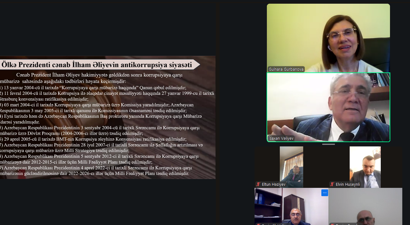 DİA-nın təşkilatçılığı ilə Naxçıvan Muxtar Respublikasının mərkəzi icra hakimiyyəti orqanlarında fəaliyyət göstərən dövlət qulluqçuları üçün “Dövlət İdarəçiliyində maraqlar toqquşması və antikorrupsiya siyasəti” mövzusunda təlim keçirilib.