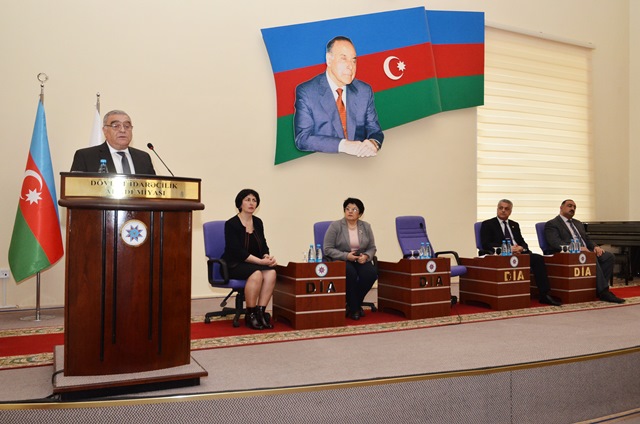 Dövlət İdarəçilik Akademiyasında 31 mart Azərbaycanlıların Soyqırımı günü qeyd edilmişdir