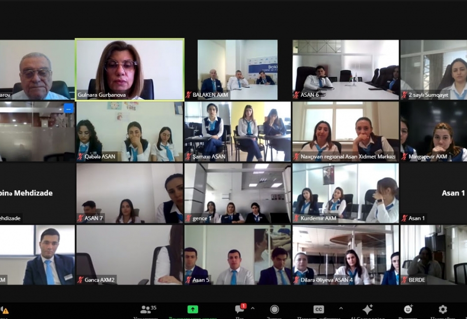 Dövlət İdarəçilik Akademiyasında “ASAN xidmət” mərkəzlərinin əməkdaşları üçün təlim keçirilib