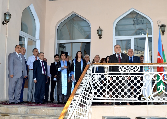 Dövlət İdarəçilik Akademiyasında 2015-ci il məzunlarının buraxılışı olub