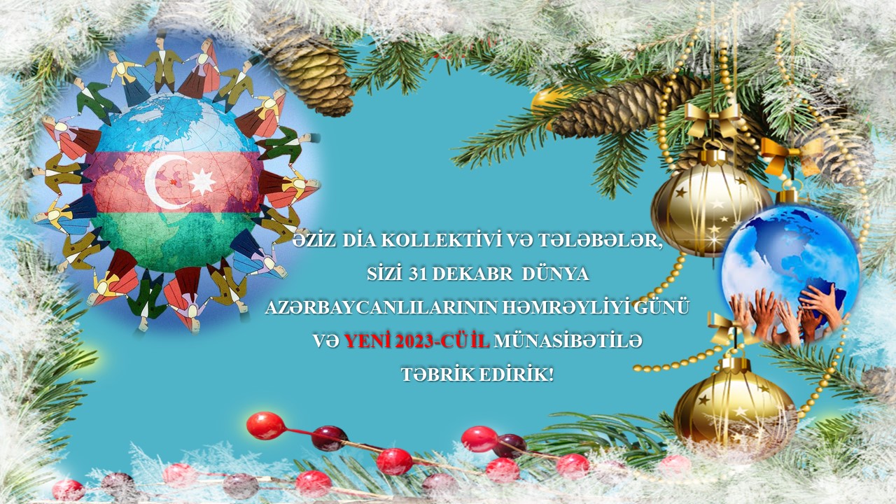 BAYRAMINIZ MÜBARƏK!