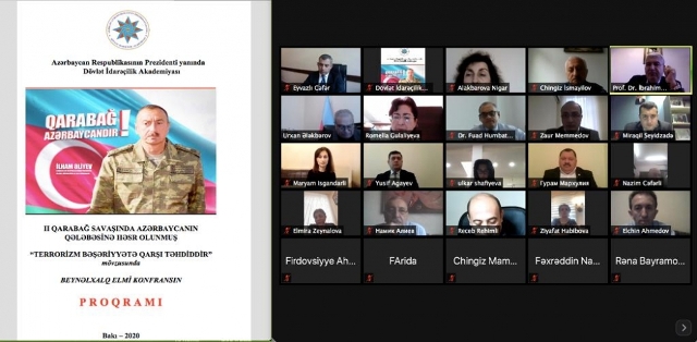 Dövlət İdarəçilik Akademiyasında beynəlxalq elmi-praktik konfrans: Terrorizm bəşəriyyətə qarşı təhdiddir