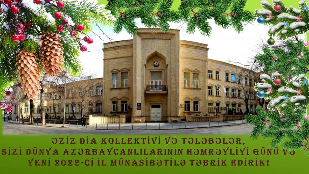 YENİ İLİNİZ MÜBARƏK!