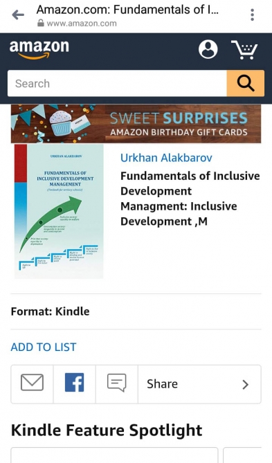 Dövlət İdarəçilik Akademiyasının dərsliyi “Amazon”da yayımlanır