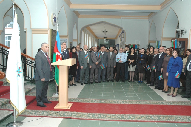 AKADEMİYADA DÖVLƏT BAYRAĞI GÜNÜ QEYD EDİLMİŞDİR