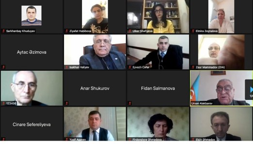 Dövlət İdarəçilik Akademiyasında “Xocalı soyqırımı - ermənilərin beynəlxalq cinayətlərinin tərkib hissəsi kimi” mövzusunda elmi videokonfrans keçirilib