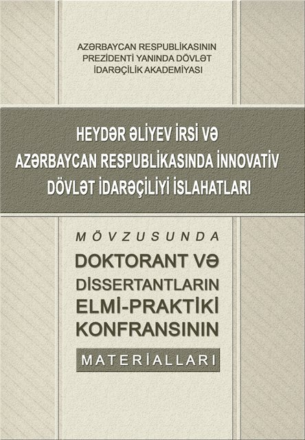 Elmi-praktik konfransın materialları çap olunub