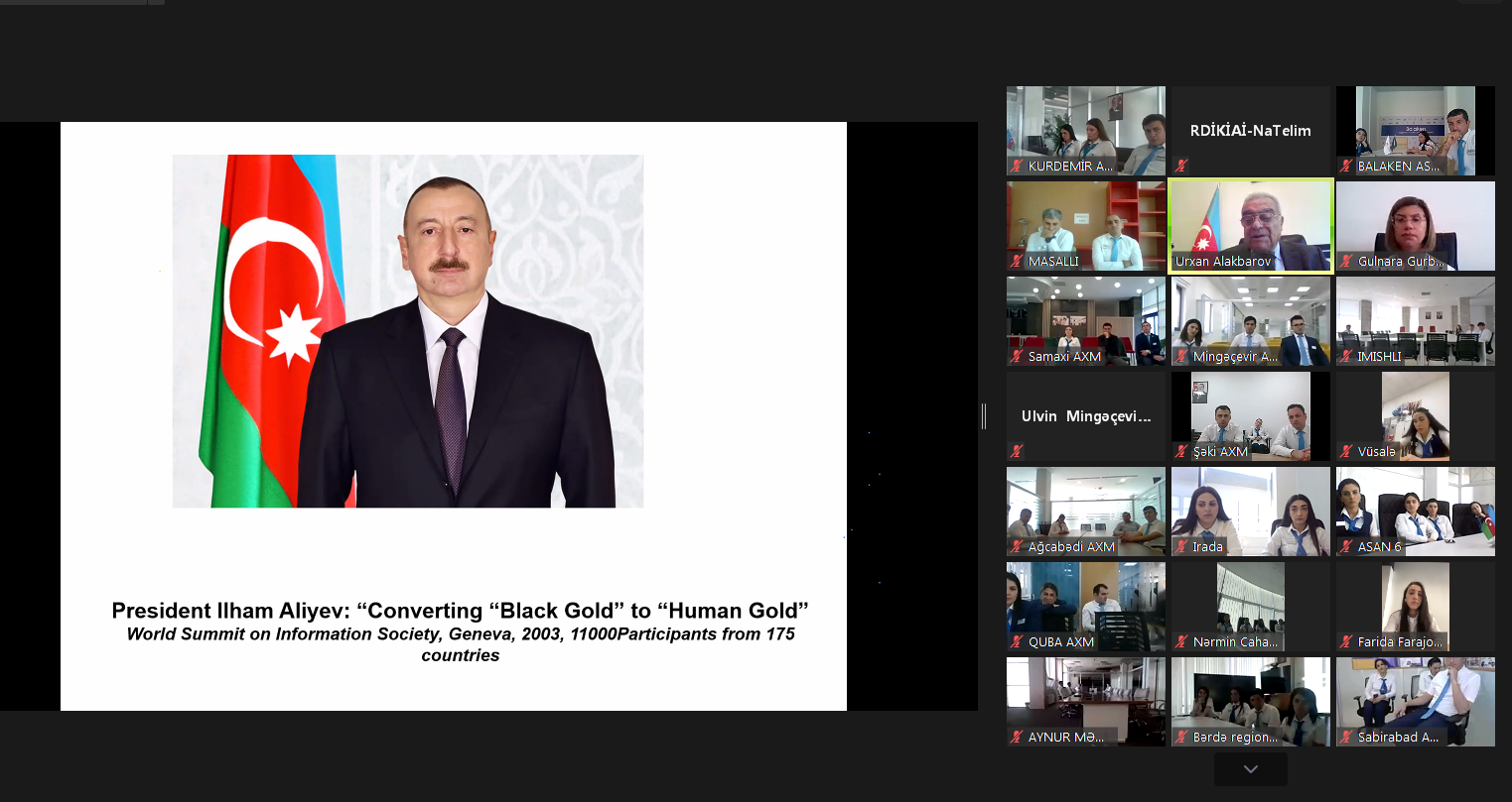 Dövlət İdarəçilik Akademiyasının “ASAN xidmət”lə həyata keçirdiyi layihənin növbəti təlimləri olub