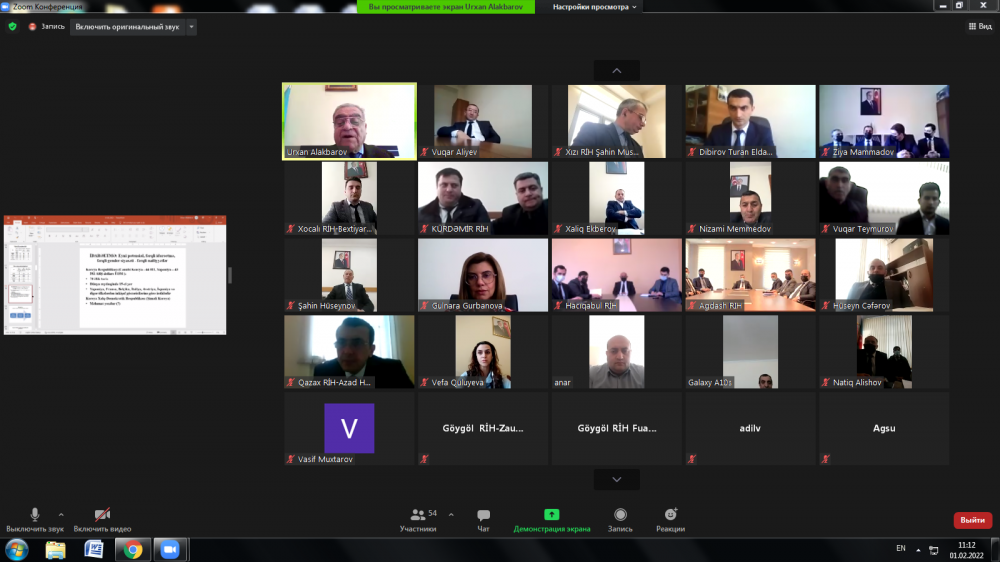 DİA-da yerli icra hakimiyyətlərinin əməkdaşları üçün növbəti təlim keçirilib