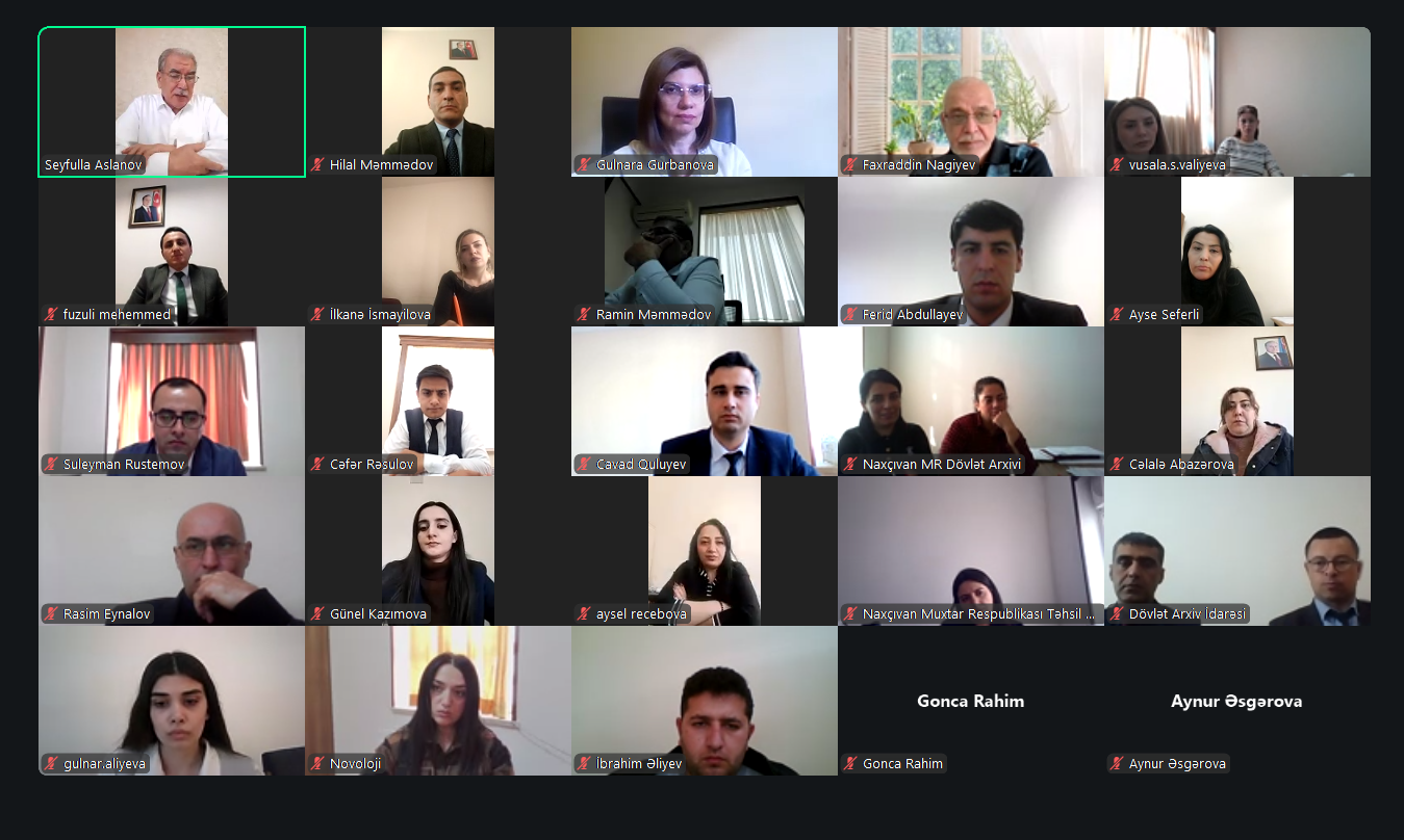 Naxçıvan Muxtar Respublikasının dövlət qulluqçuları üçün təlim keçirilmişdir